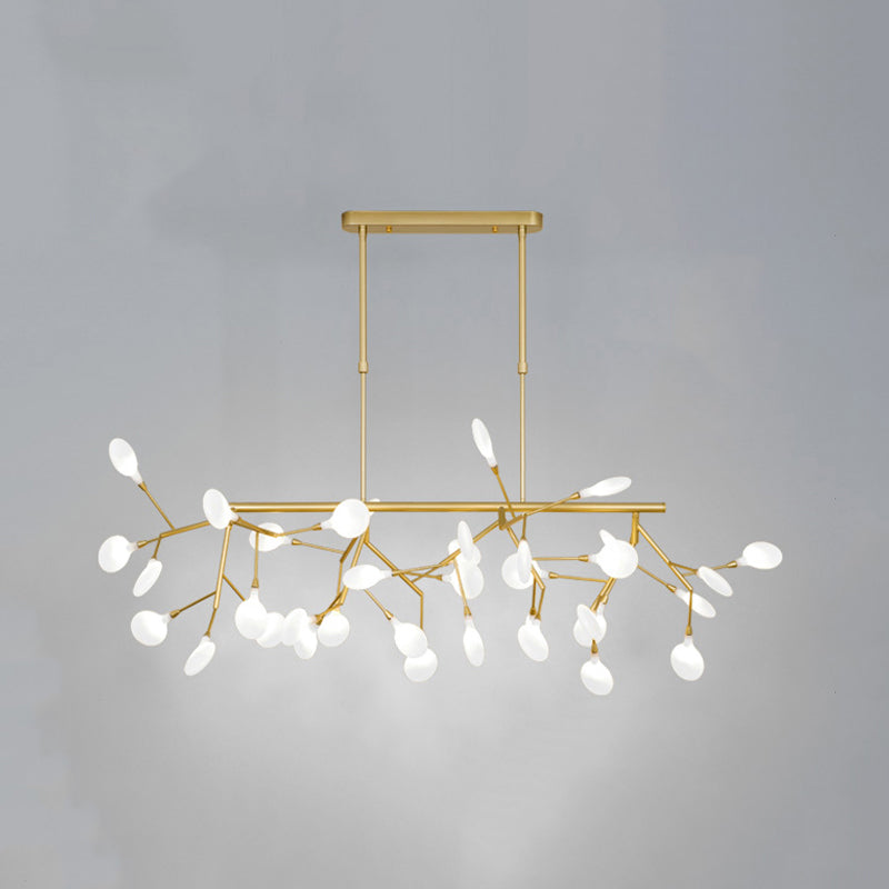 Modern Style Sputnik Shape Island Light Glass Chandelier Lamp for Dining Room
