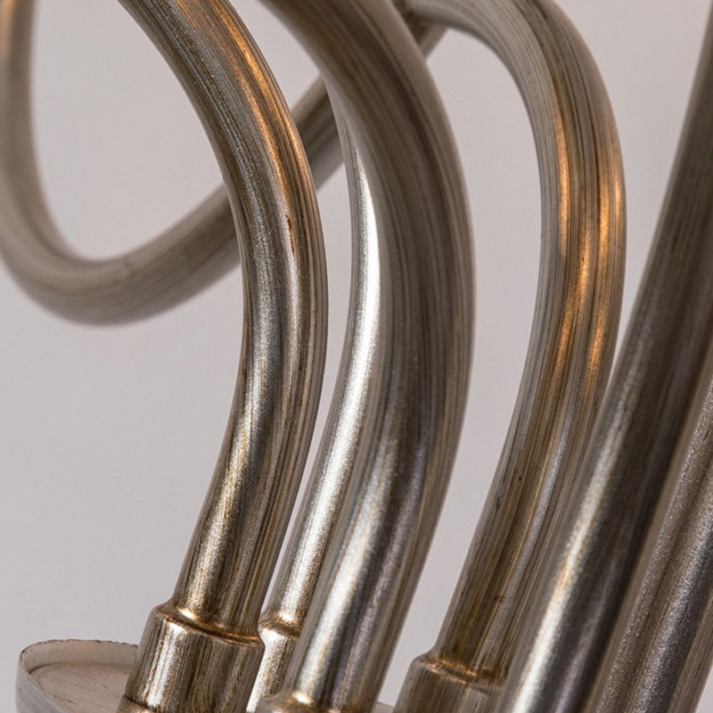 Rustic Golden/Silver Lighting Candle Style Antique Wall Light for Restaurant