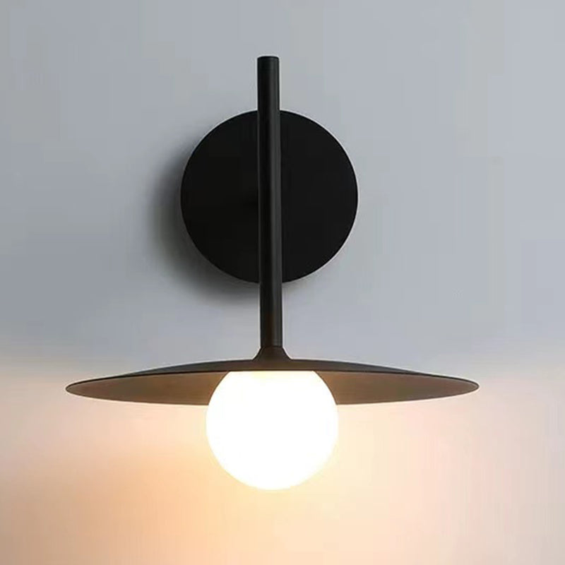 Industrial Style Metal Wall Mount Light Circle Shape Wall Lamp for Living Room