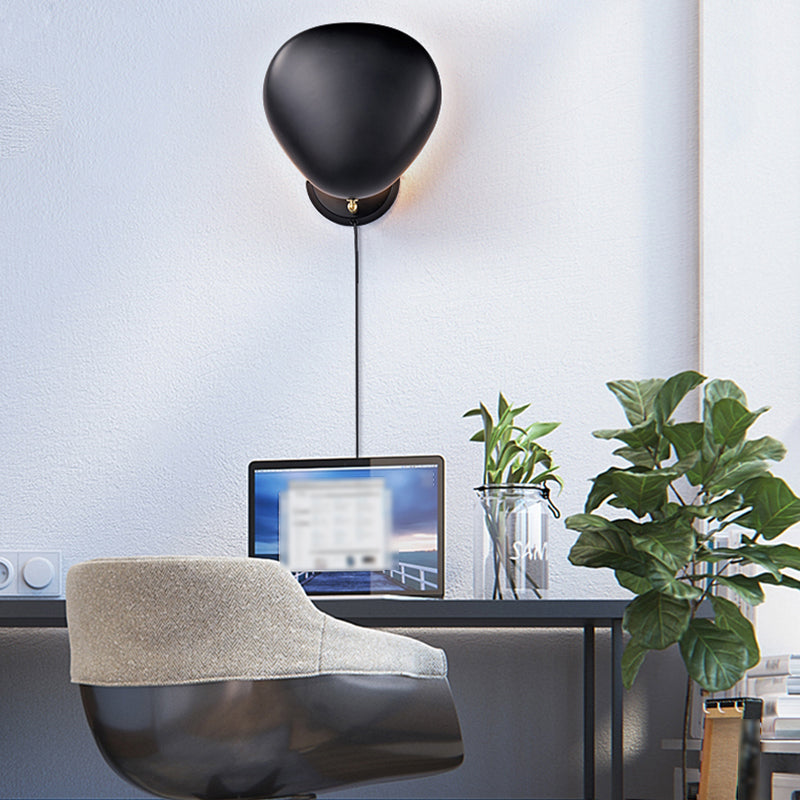 Metal Sphere Shape Wall Lights Modern Style 1 Head sconce light for Hallway