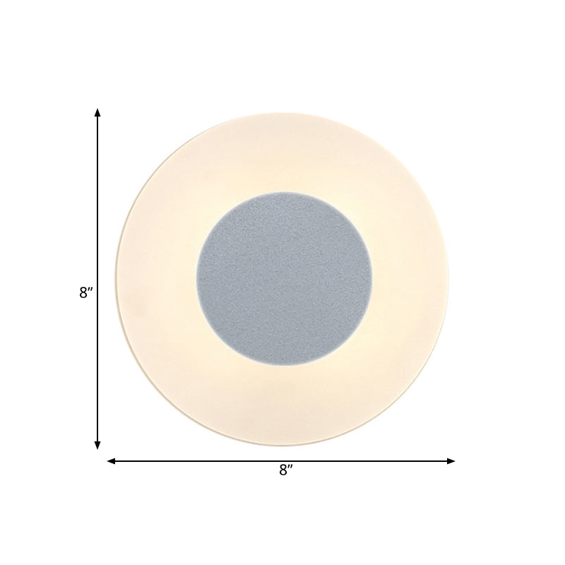 Minimalistische ultradunne acryl SCRYL SCRYCE LIMMUTE LED LED WANDELICT SCONCE In warm/wit/natuurlijk licht