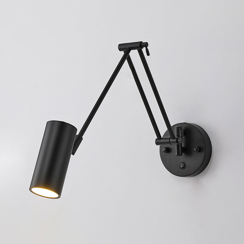 Single Golden/Black Modernism Wall Mounted Sconce Metal Wall Light for Foyer