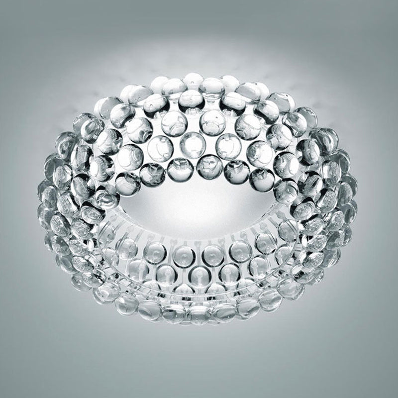 14 "/19.5" /25.5 " Wide Bubble Flush Lighting Designer Clear Glass Led Bedroom Flush Massimale Light Fixture
