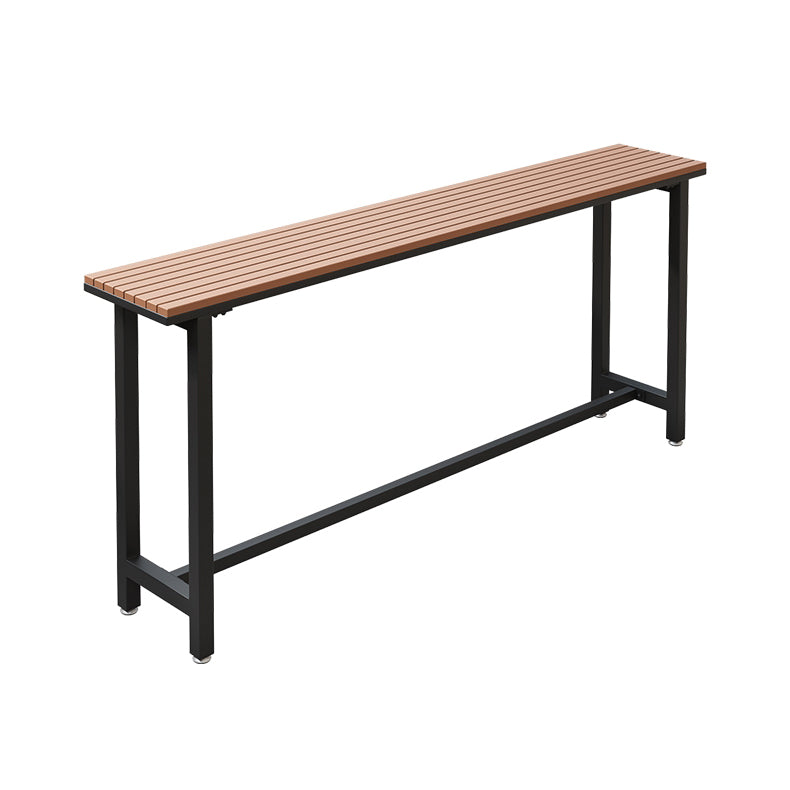 Industrial 1/2/5 Pieces Reclaimed Wood Bar Table Set Fixed Counter Set