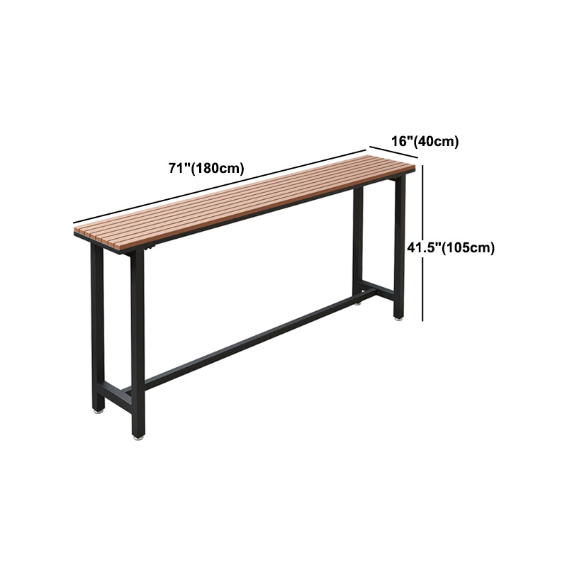 Industrial 1/2/5 Pieces Reclaimed Wood Bar Table Set Fixed Counter Set
