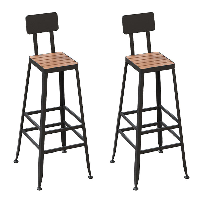 Modern 1/2/5 Pieces Reclaimed Wood Bar Table Set Fixed Table Counter Table