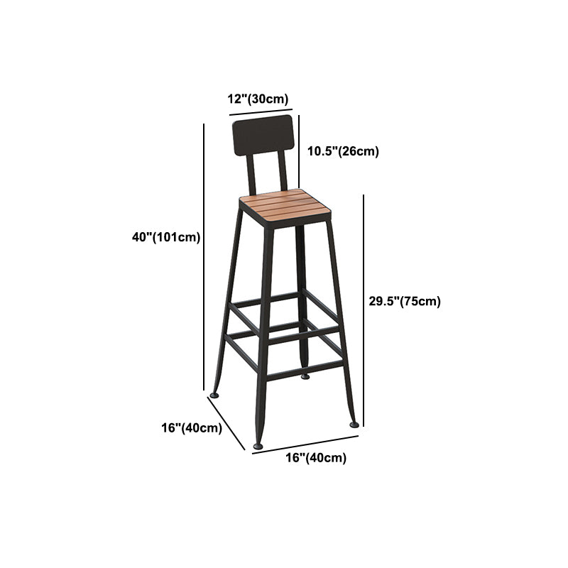 Modern 1/2/5 Pieces Reclaimed Wood Bar Table Set Fixed Table Counter Table