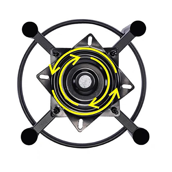 Contemporary Swivel Bar Stool Upholstered Leather Stools with Footrest