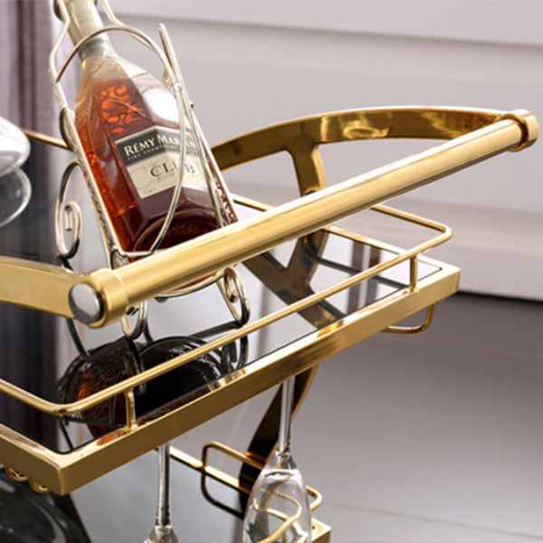 32.68" High Contemporary Rectangle Prep Table Rolling Metal Prep Table for Kitchen