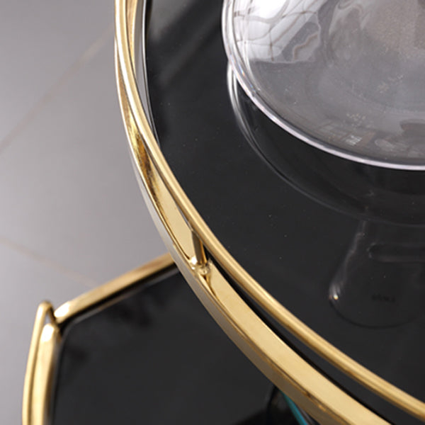 32.68" High Contemporary Rectangle Prep Table Rolling Metal Prep Table for Kitchen