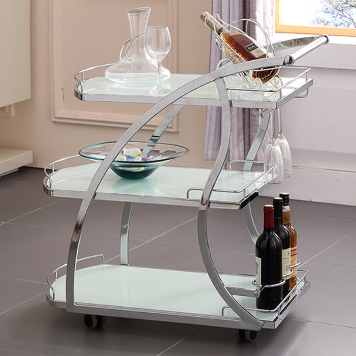 32.68" High Contemporary Rectangle Prep Table Rolling Metal Prep Table for Kitchen