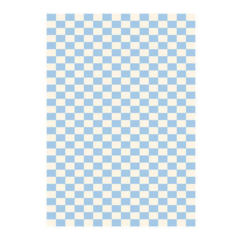 Modern Style Lattice Pattern Rug Rectangle Shape Stain Resistant Rug for Home Decor