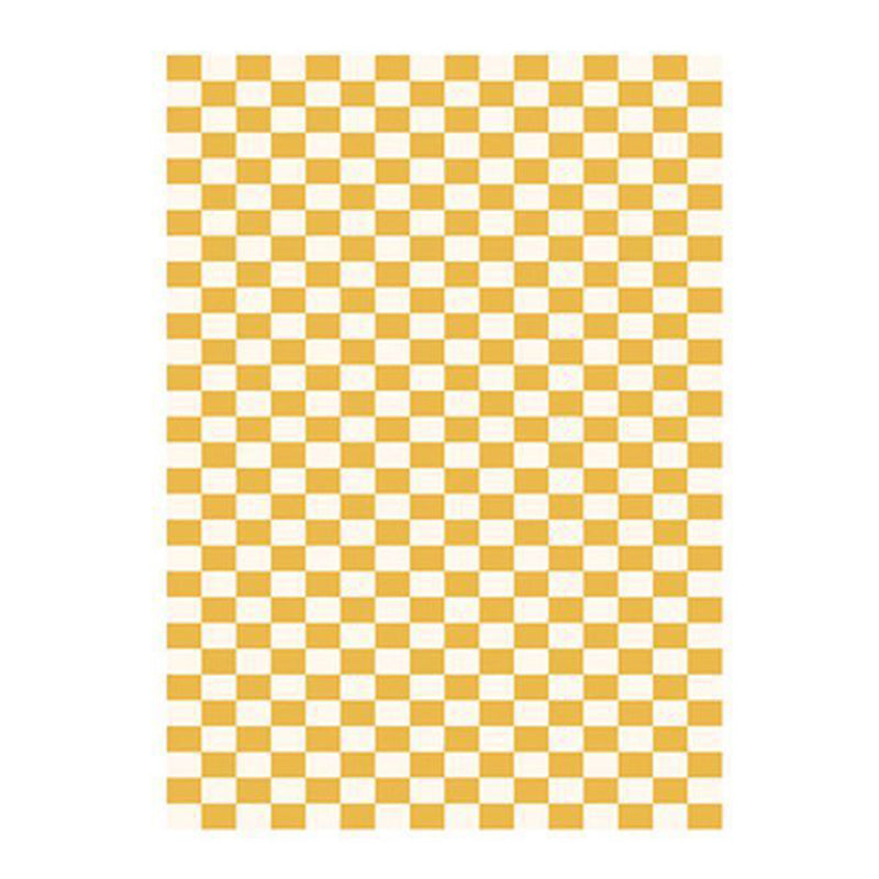 Modern Style Lattice Pattern Rug Rectangle Shape Stain Resistant Rug for Home Decor