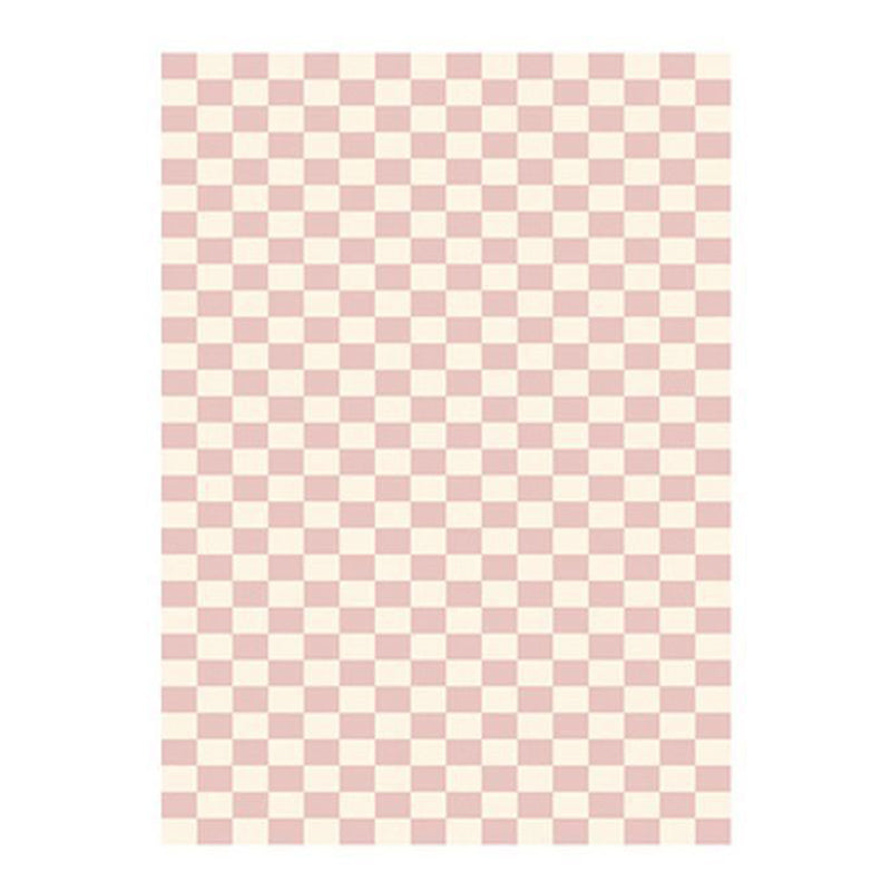 Modern Style Lattice Pattern Rug Rectangle Shape Stain Resistant Rug for Home Decor