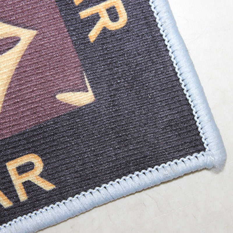 Lattice Pattern Rug Modern Style Rectangle Stain Resistant Shape Rug for Home Decor