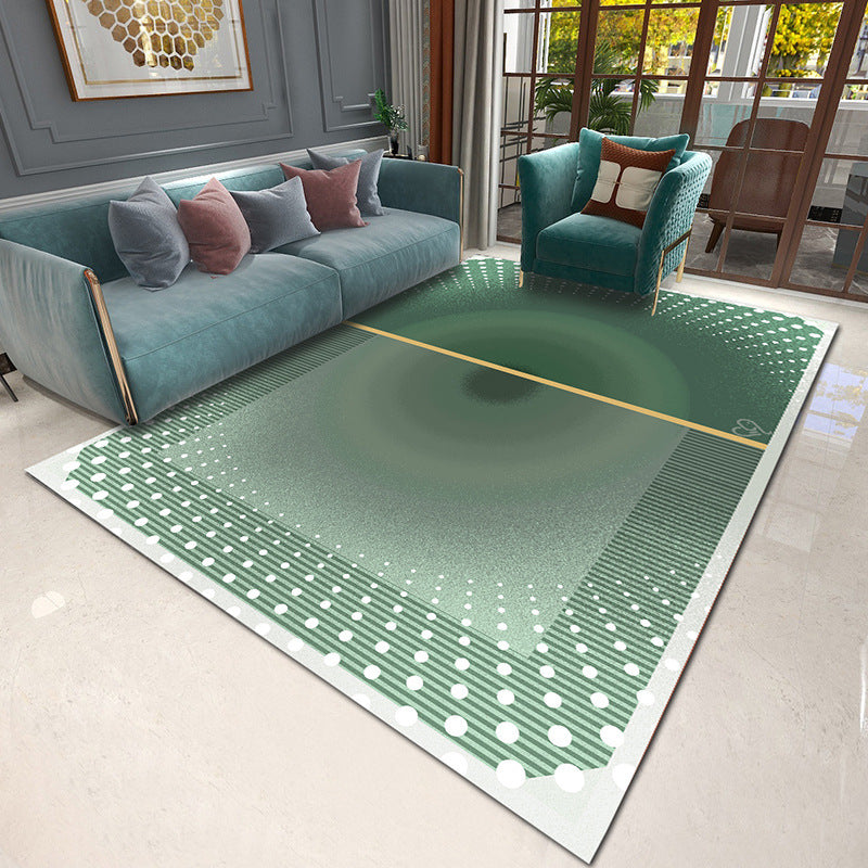 Modern Style Rectangle Shape Rug Light Luxury Living Room Carpet Polyester Area Rug