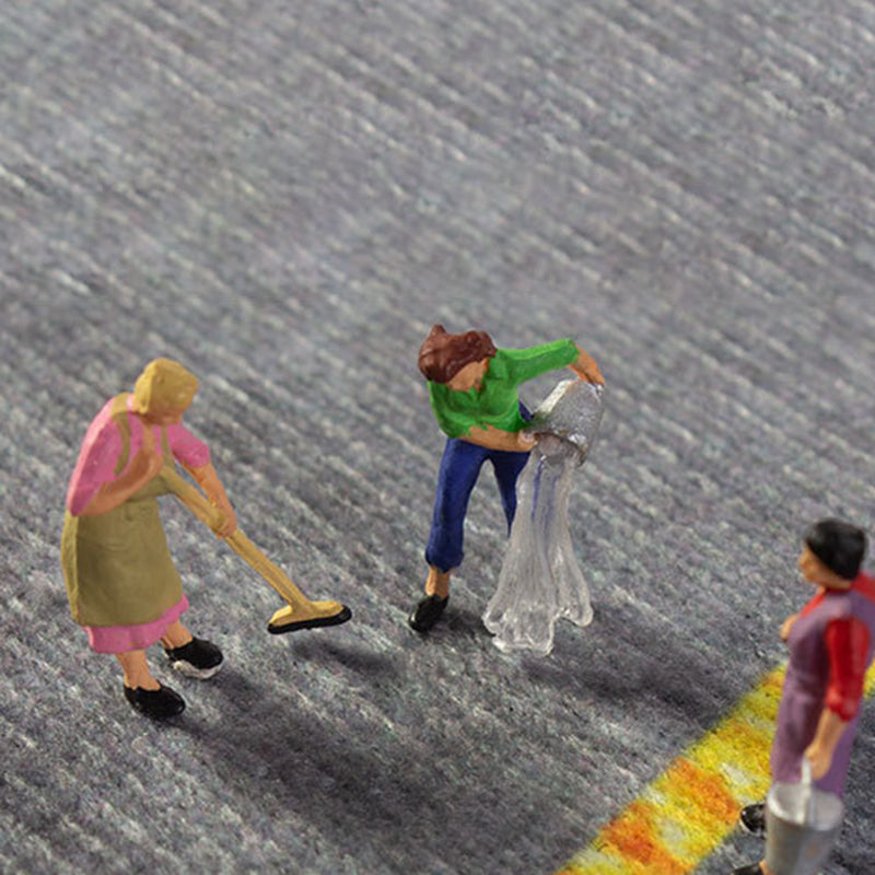 Modern Style Rectangle Shape Rug Light Luxury Living Room Carpet Polyester Area Rug