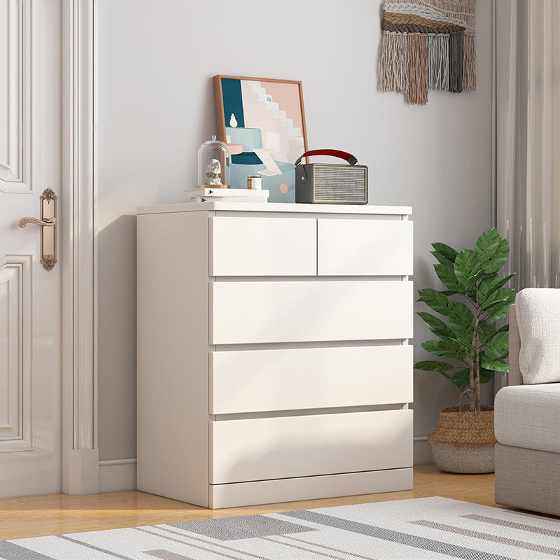 Modern Wood Accent Chest with Drawers Rectangle Chest 23.62" Long