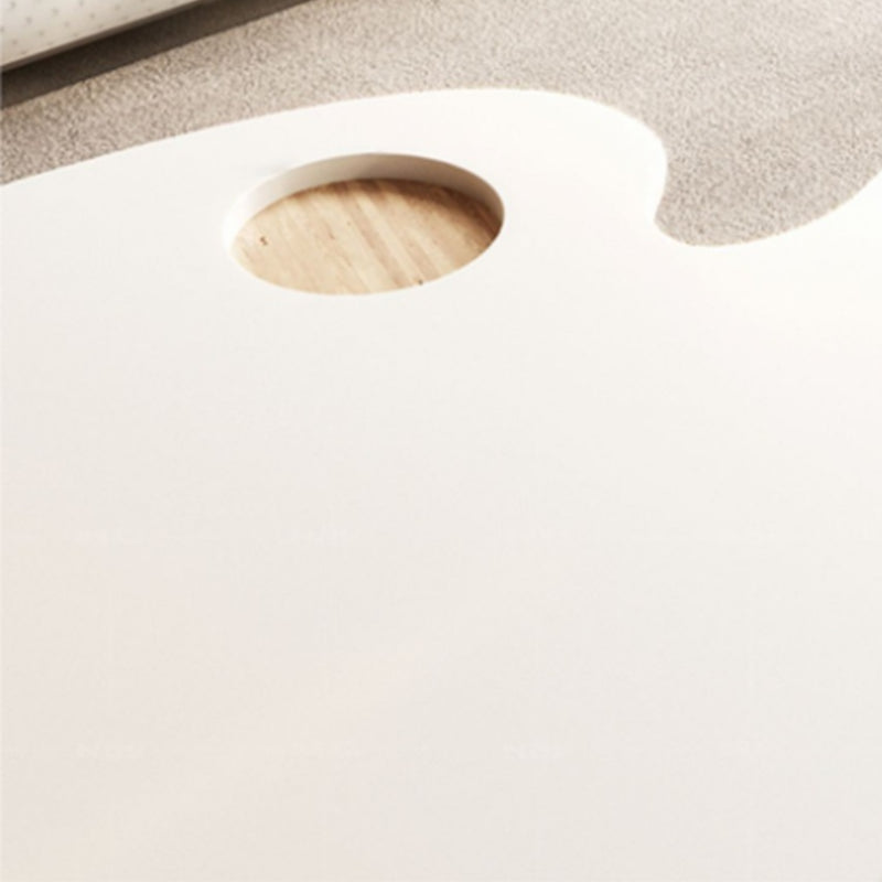 Scandinavian Style Coffee Table 3 Legs Wooden Coffee Table in White