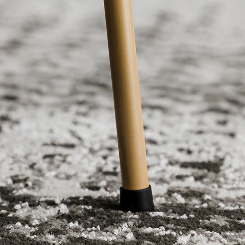 Metal Round Coffee Table Mid-Century Modern 4 Legs Cocktail Table
