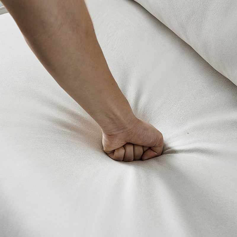 3 Seater 29.5" H Faux Leather Square Arm Sofa for Living Room