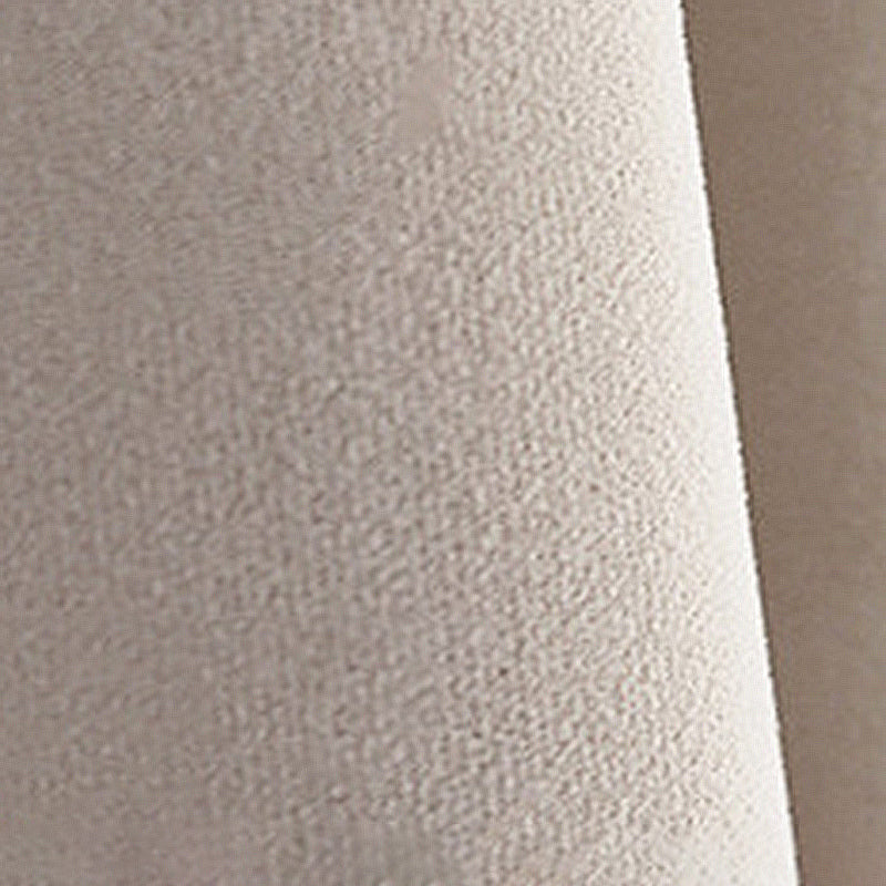 Contemporary White / Orange 31.5" H Velvet Armless Sofa for Living Room