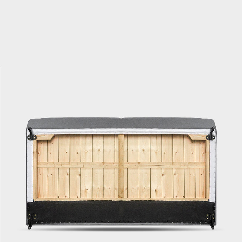 Nordic Square Arm Faux Leather Living Room Pillows Sofa Chaise