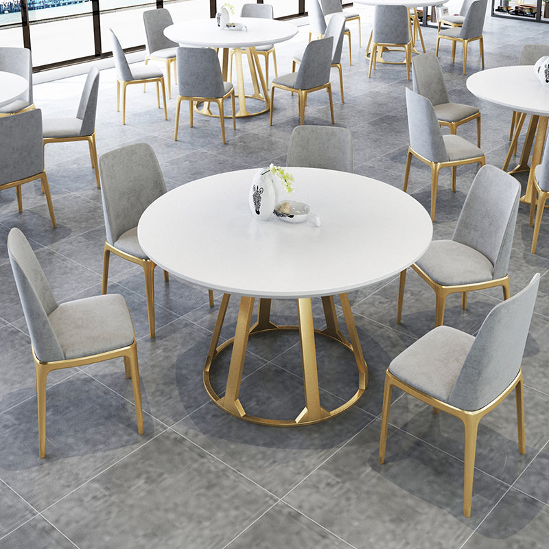 Round Dining Table Contemporary Dining Table with Pedestal for Dining Room