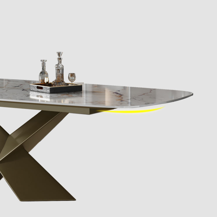 Rectangle Dining Table Sintered Stone Dining Table for Dining Room