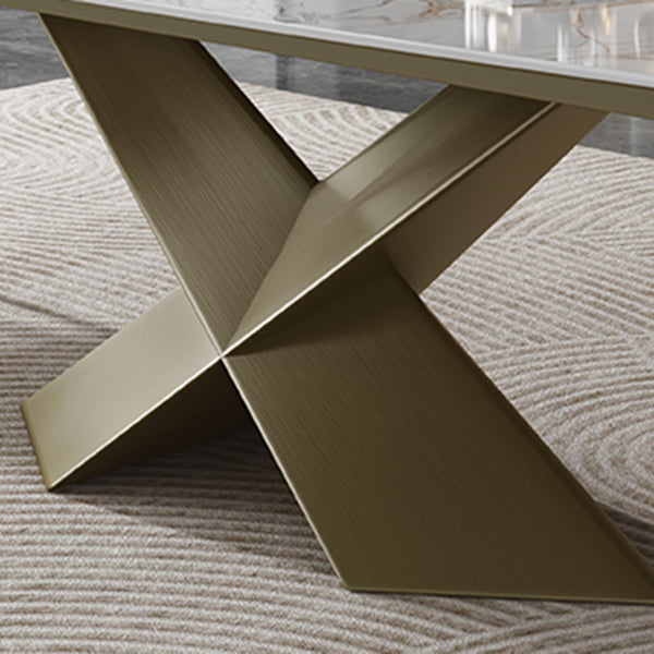 Rectangle Dining Table Sintered Stone Dining Table for Dining Room