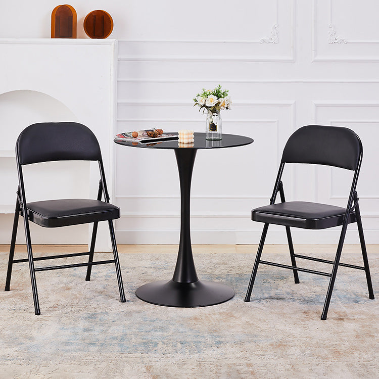 Round Dining Table Contemporary Dining Table with Tulip Base