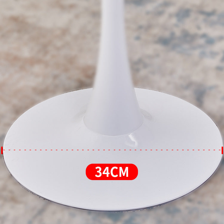 Round Dining Table Contemporary Dining Table with Tulip Base