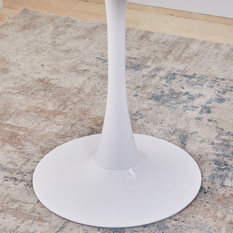 Round Dining Table Contemporary Dining Table with Tulip Base