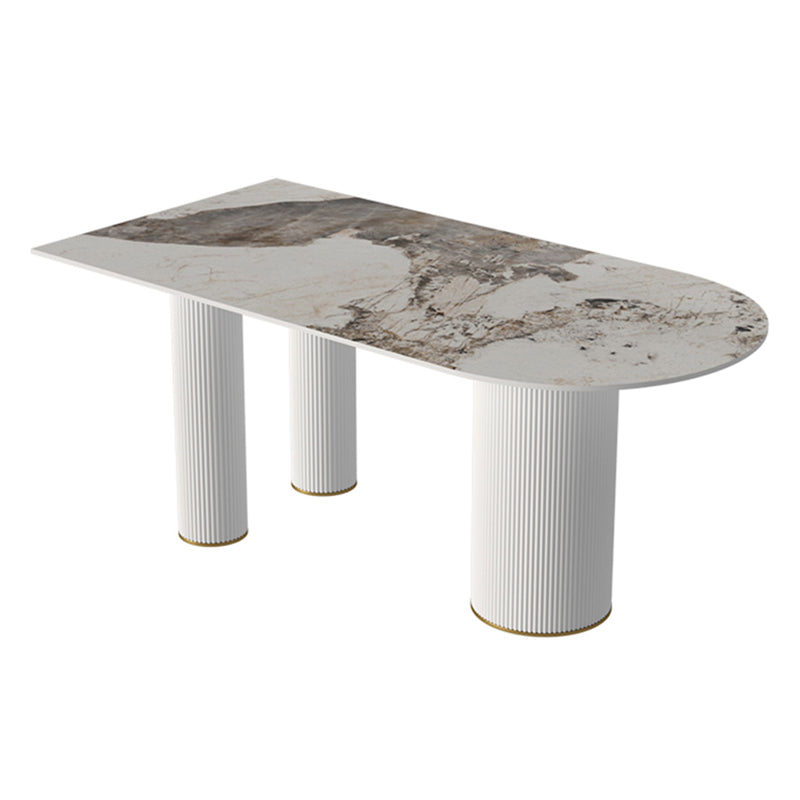 Free Form Stone Dining Table Modern Dining Table for Kitchen