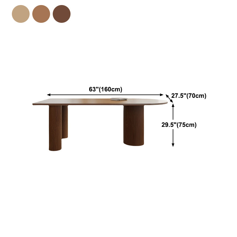Pine Solid Wood Dining Table Contemporary Dining Table for Kitchen
