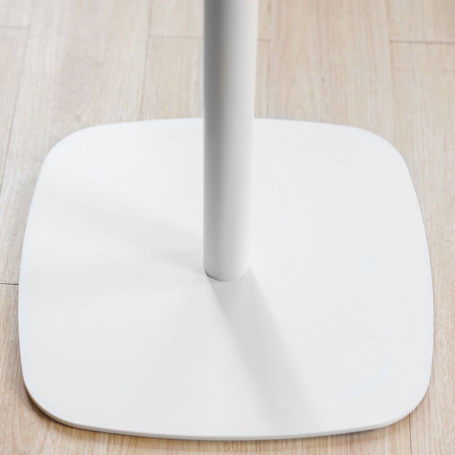 Square Dining Room Table Medium Density Fiberboard Table with Pedestal Base