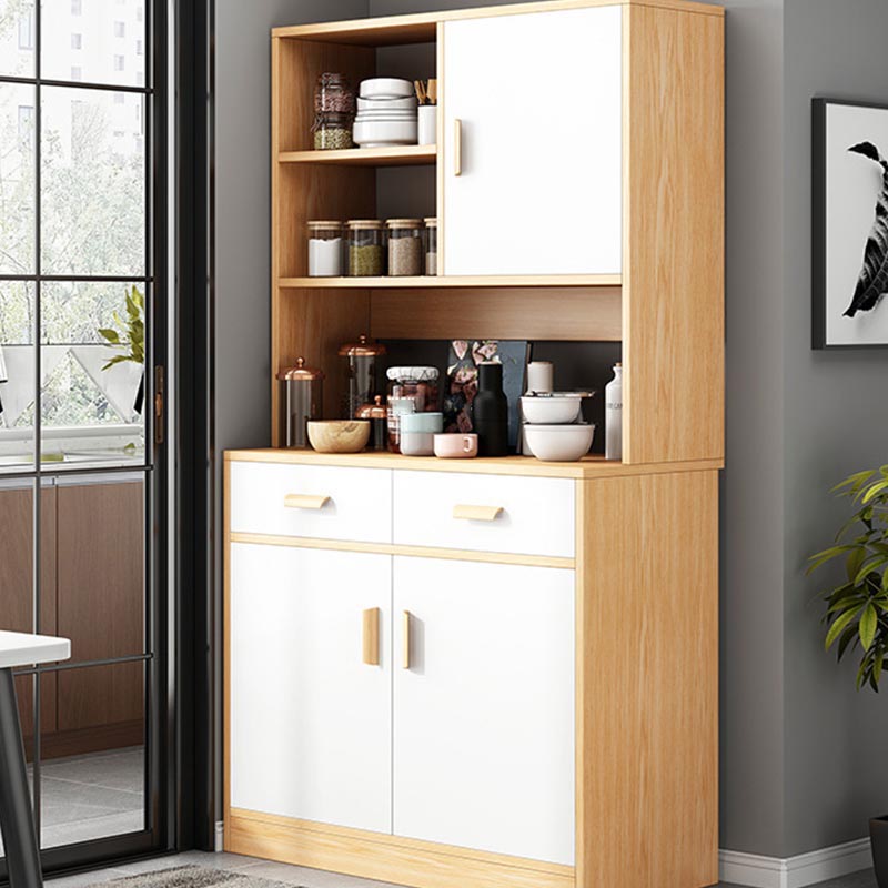 Engineered Wood Sideboard with Drawers Modern Kitchen Buffet Sideboard