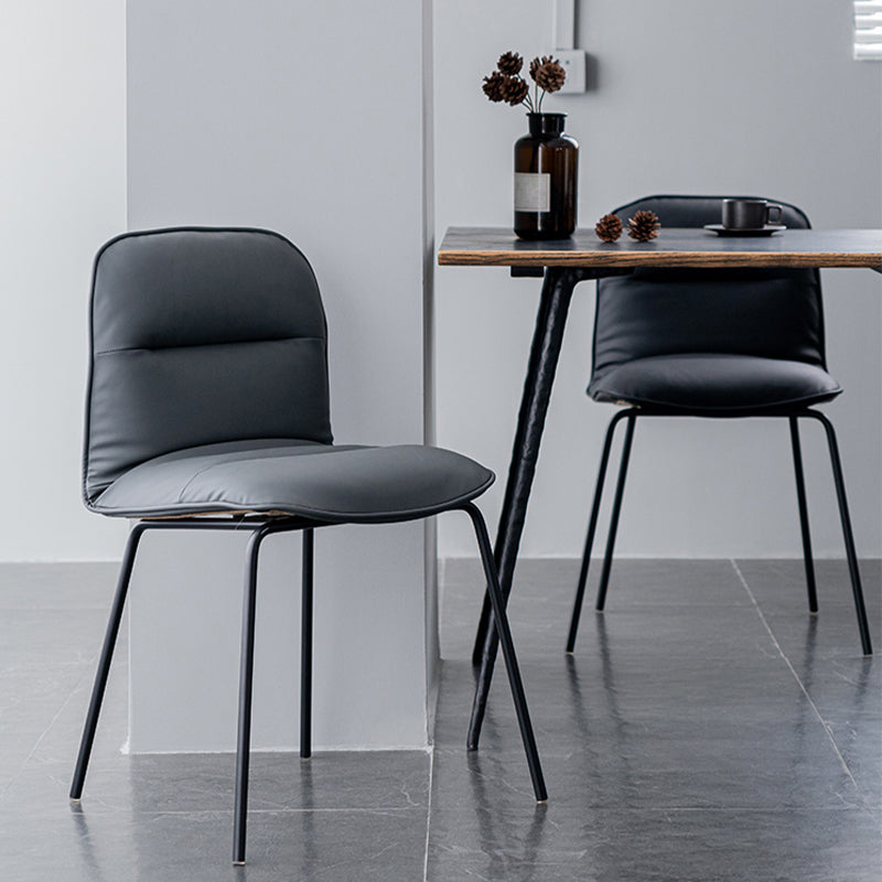 Parsons Dining Room Chair Industrial Upholstered Dining Side Chair