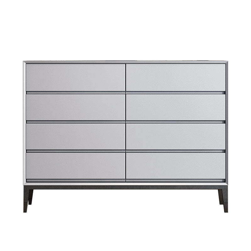 Contemporary Chest Bedroom Engineered Wood Storage Chest with Drawers