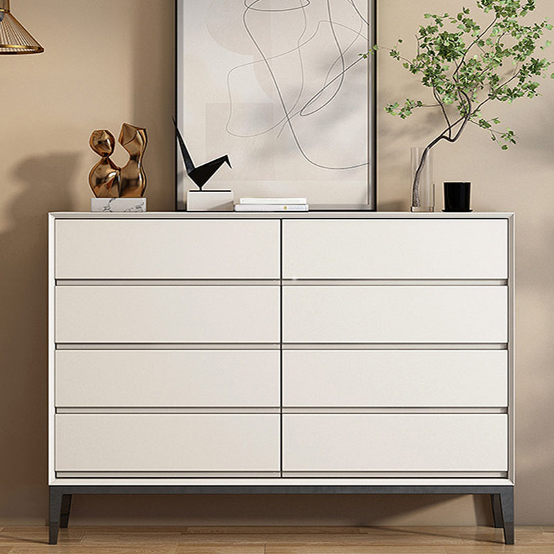 Contemporary Chest Bedroom Engineered Wood Storage Chest with Drawers