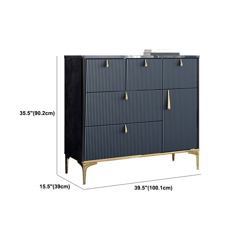 15.21-inch Width Glam Dresser 5/7/8 Drawers Storage Chest Dresser