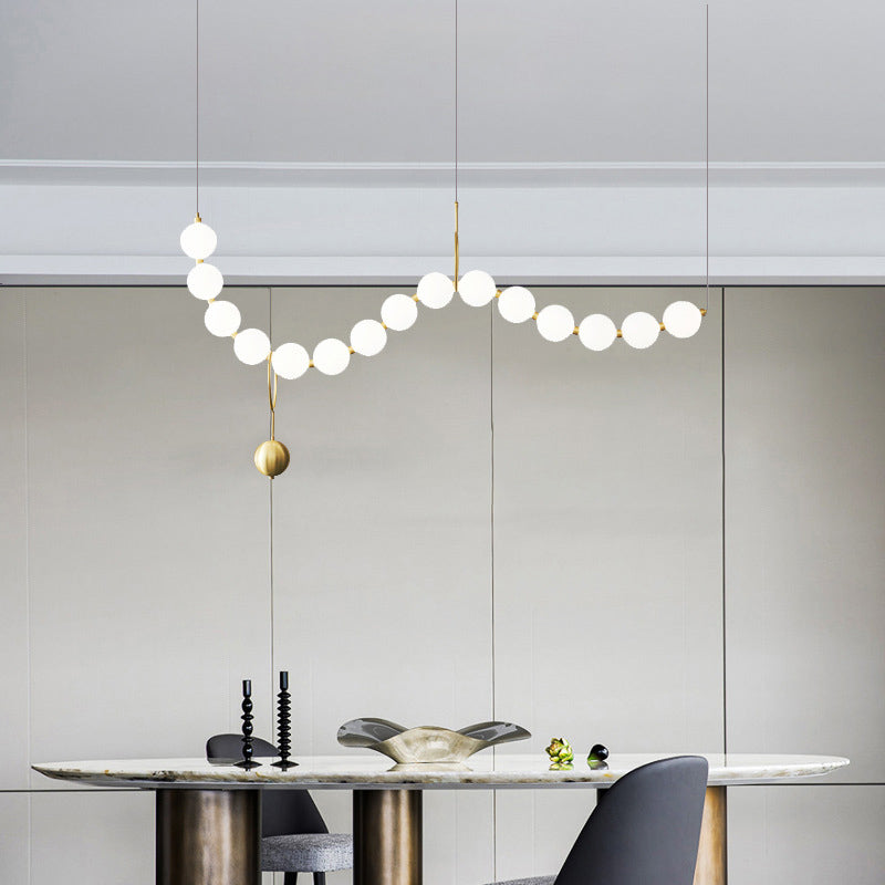 1 Light Unique Shape Hanging Ceiling Lights Modern Hanging Light Fixtures for Living Room