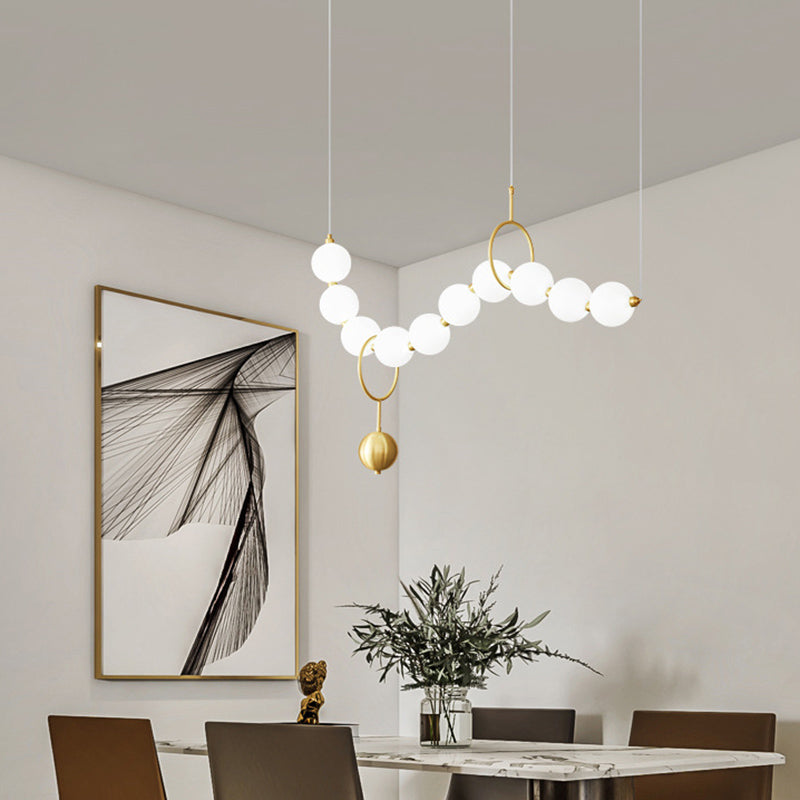 1 Light Unique Shape Hanging Ceiling Lights Modern Hanging Light Fixtures for Living Room