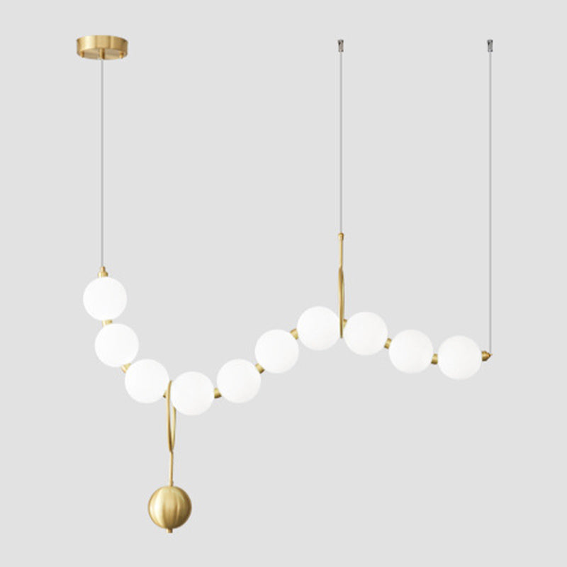 1 Light Unique Shape Hanging Ceiling Lights Modern Hanging Light Fixtures for Living Room