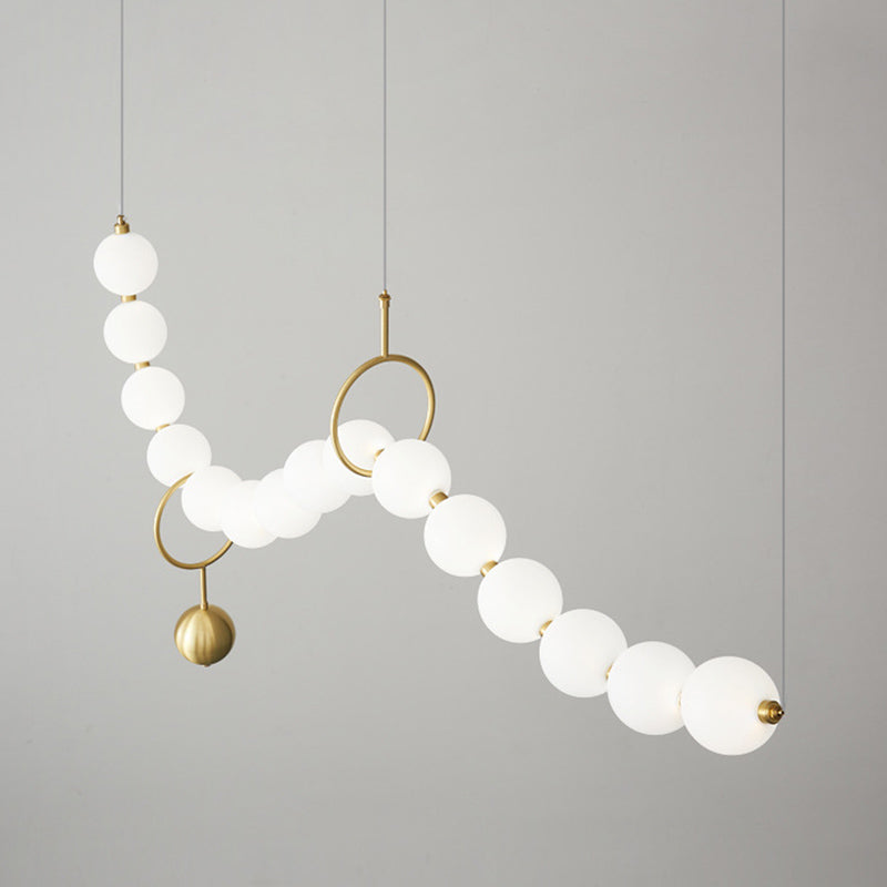 1 Light Unique Shape Hanging Ceiling Lights Modern Hanging Light Fixtures for Living Room