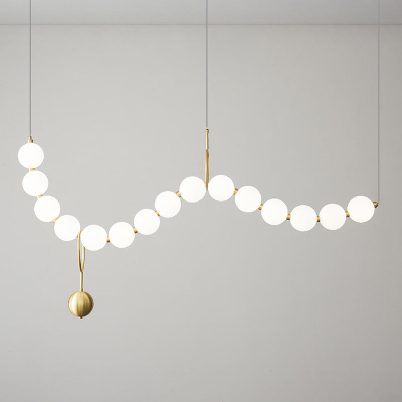 1 Light Unique Shape Hanging Ceiling Lights Modern Hanging Light Fixtures for Living Room