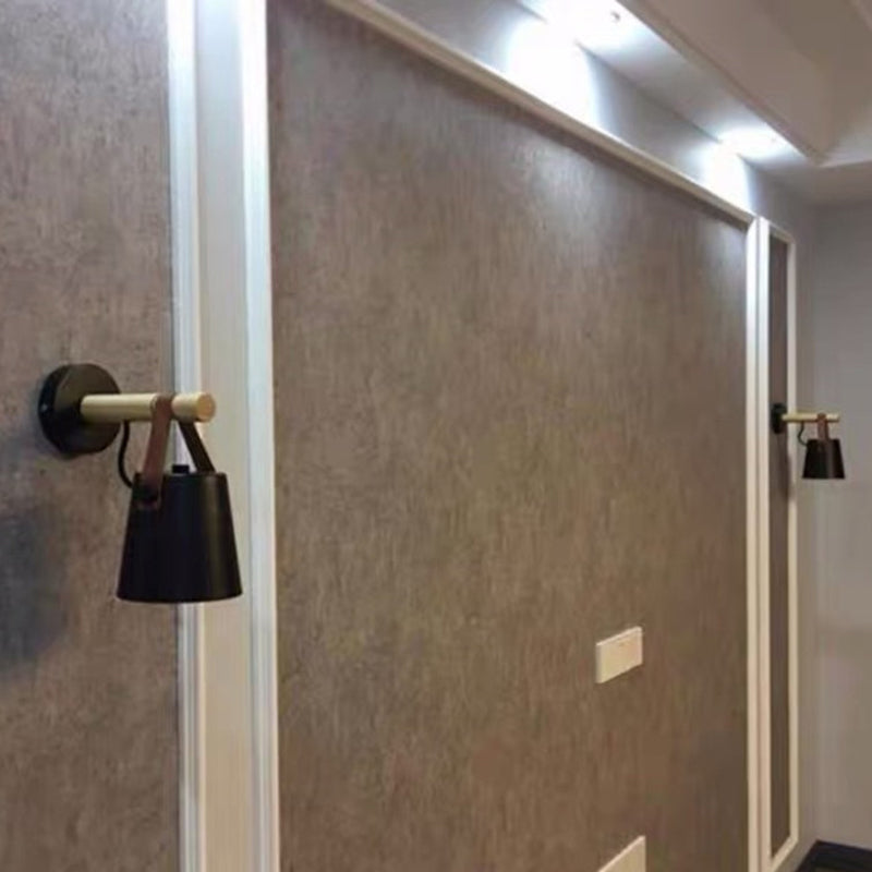 Metal Geometric Shape Wall Lights Industrial 1-Light Wall Light Sconce