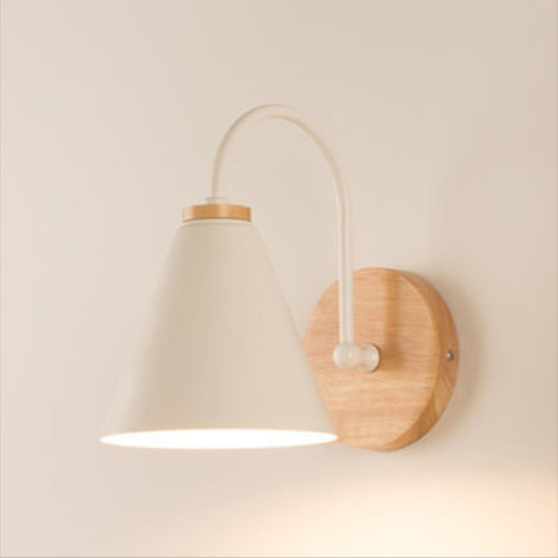 Metal Geometric Shape Wall Lights Industrial Style 1-Light Wall Light Sconce