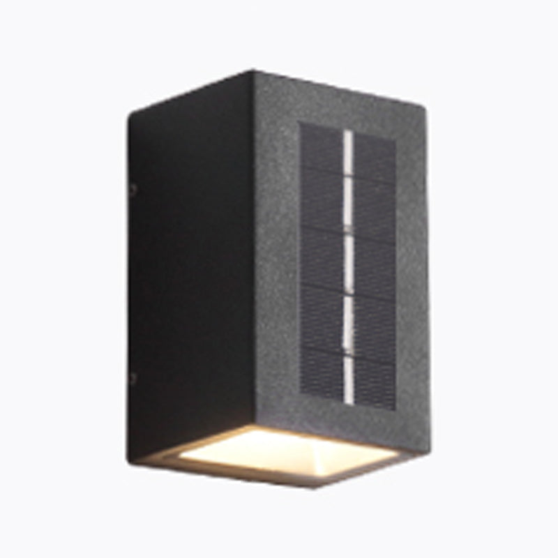Contemporary Metal Rectangular Wall Sconce Led Wall-washer Light for Outdoor