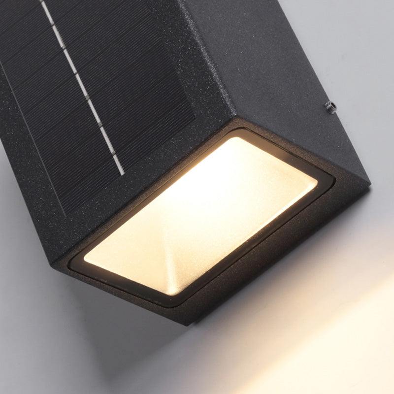 Contemporary Metal Rectangular Wall Sconce Led Wall-washer Light for Outdoor